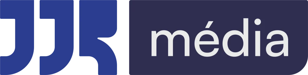 Logo JJR média en lettre stylisées