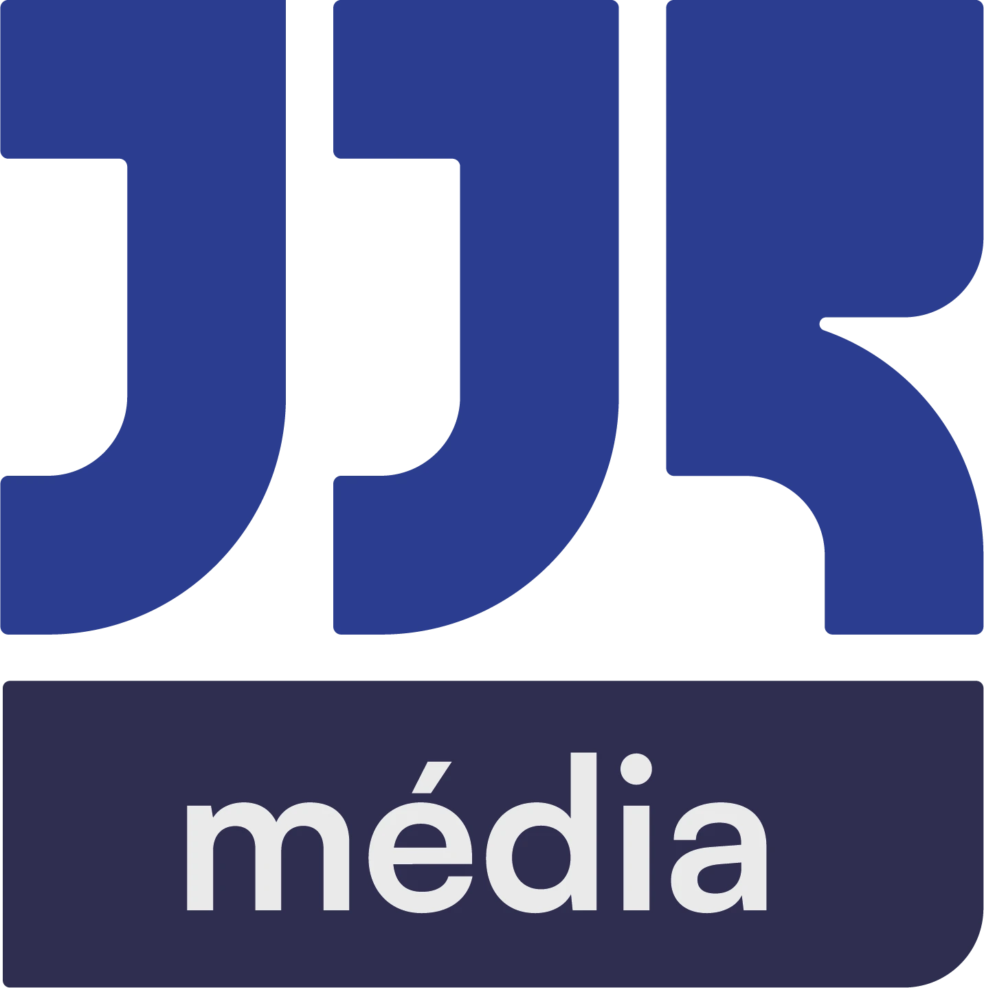 Logo JJR média en lettre stylisées